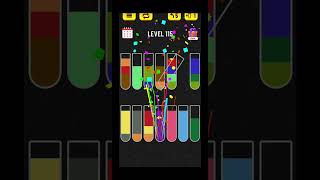 Watersort puzzle level 115 part 2 game gaming viralvideo watersortpuzzle trend viral trending [upl. by Halik]