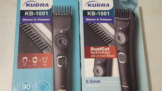 KUBRA Shaver amp Trimmer KB1001 [upl. by Tniassuot]