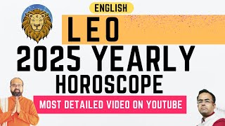 Leo 2025 Yearly Horoscope  Zodiac Leo 2025 Vedic Reading 2025 Predictions  Career  Wealth  Love [upl. by Eissalc]