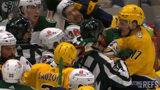 NHL Fines Wilds Zuccarello Preds McCarron Each 2000 For Altercation [upl. by Macmillan219]