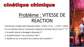 Cinetique Chimique How To Calculate The Speed Of A Reaction La Chim [upl. by Eltsyrc]