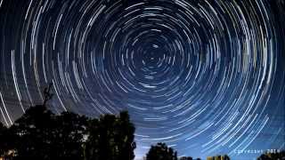 North Star STAR TRAILS Timelapse HD [upl. by Theone]