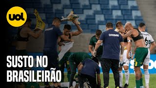 JOGADOR DO CORITIBA PASSA MAL DESABA EM CAMPO E SAI DE AMBULÂNCIA [upl. by Edia]