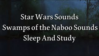 Star Wars Sounds  Swamps of the Naboo Sounds  Sleep And Study  12 hours [upl. by Johnson298]