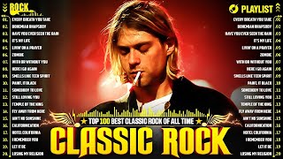 Best Classic Rock Of 70 80s 90s 🔥Aerosmith Nirvana ACDC Queen Bon Jovi Scorpions Guns N Roses [upl. by Gabriella]