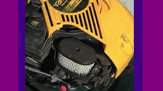 Lawn Mower  Air Filter Replacement [upl. by Aggappera501]