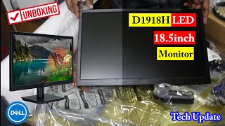 D1918H LED 18 5 Inch Monitor Unboxing  Dell  Tech Update [upl. by Varden]