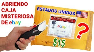 Abriendo Caja Misteriosa de Ebay de ESTADOS UNIDOS de 15 ðŸ“¦â“  Caja Sorpresa [upl. by Nednarb]