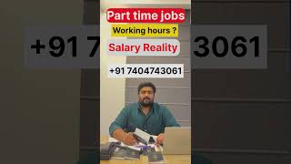 Part time jobs salary in Russia  Best consultant in India [upl. by Blainey]