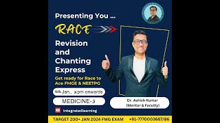 MEDICINE RACE Session PART 3 by DR ASHISH [upl. by Ollayos]