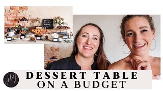 DIY Dessert Table for Under 150 [upl. by Nannek]