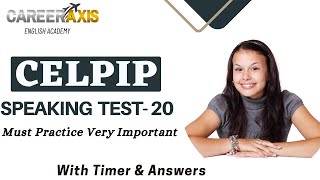 Celpip Speaking Mock Test  19 With Sample Answers  Celpip Speaking Practice Test [upl. by Akinad]