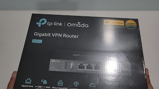 TPLink ER605 v2 Load Balancer Omada Gigabit VPN Router Unboxing [upl. by Helbona]