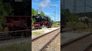 23 058 in Amstetten dampflok trainspotting train eisenbahn br23 [upl. by Yrad]