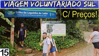 Trilha Para a Praia da Lagoinha do Leste em Florianópolis  Viagem Voluntariado Sul 15 [upl. by Fisa]