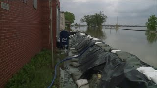 Ongoing flooding may cost Clarksville Missouri its post office [upl. by Kimberley]