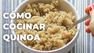 CÓMO COCINAR QUINOA la manera más simple [upl. by Araldo]