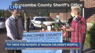 Buncombe County Sheriffs Office helps provide Christmas presents [upl. by Eisyak]