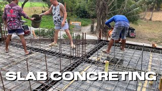 VIDEO 5 25sqm Kitchen Project  Day 14 Slab Concreting  San Miguel Bulacan [upl. by Llenoj]