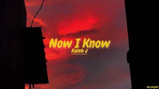 Now I Know  kaleb J reverb [upl. by Esinaj]