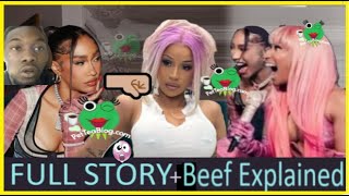 Bia DRAGS Cardi B Clowns her for Crying on Live Over Offset After Nicki Link the BEEF started [upl. by Meridel]