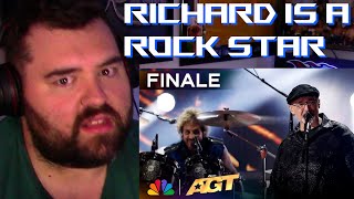 Singer reaction to Richard Goodall with JOURNEY on AGT 2024  Dont Stop Believing [upl. by Maryjo659]