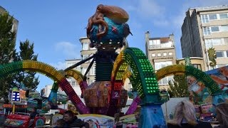 Aqua Riesen Polyp R Lauwers Oktoberfoor Kermis Oostende 2015 [upl. by Erreit]