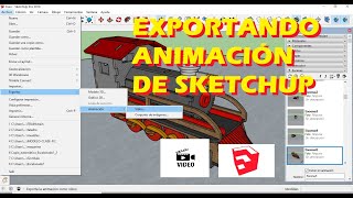 como exportar animacion de SketchUp [upl. by Aigneis]