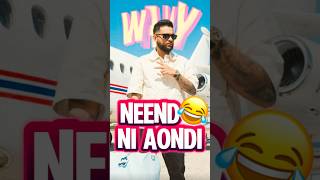 Karan Aujla Wavy New Song Hun Neend Ni Aondi Karan Aujla Wavy Reaction [upl. by Yelahs]