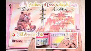 💸4WochenMonatsabschluss 10´24🍂Budget Umschlagmethode💞Minimi budget [upl. by Etselec818]