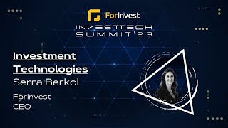 ForInvest InvestTech Summit 2023  Opening Remarks [upl. by Yot]