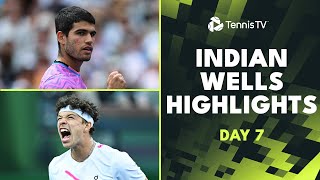 Sinner Faces Shelton Alcaraz Back In Business  Indian Wells 2024 Day 7 Highlights [upl. by Vidovic]