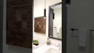 THE PERFECT GUEST BATHROOM  ADD DRAMA TO ANY SPACE [upl. by Orel]