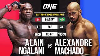 Alain Ngalani vs Alexandre Machado  Full Fight From The Archives [upl. by Nomma384]