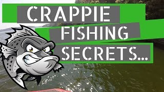 Crappie fishing secrets  How to catch crappie [upl. by Pacificia]