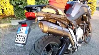 BMW F 750 GS GPR EXHAUST SYSTEMS SCARICO GPR BMW F 750 GS [upl. by Nauq]