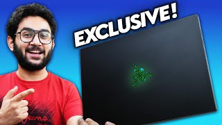 I Got My Hands On The First Razer Gaming Laptop in India Razer Blade 14😍 [upl. by Thill]