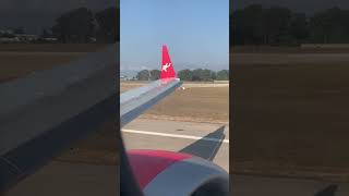 Corendon Airlines lands in Antalya airport [upl. by Harutak35]