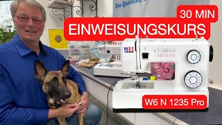 WERTARBEIT Nähmaschine W6 N 1235 Pro  Kraftvolle Leistung für professionelle Näharbeiten [upl. by Atinet]