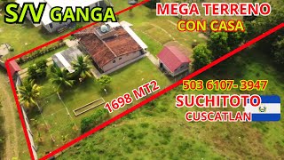 SV Mega Terreno con Casa en Suchitoto 169831 Mt2 El Salvador [upl. by Eladroc]