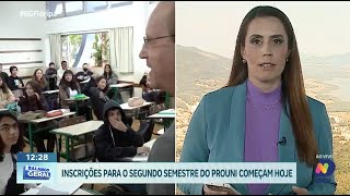 Inscrições do PROUNI para o segundo semestre iniciam nesta terçafeira [upl. by Noiramed]