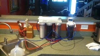 BRS 5 Stage Chloramines Plus RODI System Quick amp Easy Non Permanent Setup [upl. by Dnomasor247]