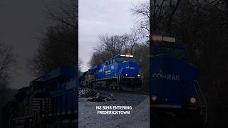 NS 8098 In Fredericktown shorts norfolksouthern ns train railway pennsylvania usa railroad [upl. by Hound]