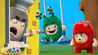 ODDBODS  Baby Oddbods on a Swing  Oddbods Full Episode Compilation  Funny Cartoons for Kids [upl. by Denni]