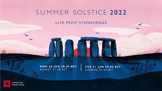 Summer Solstice 2022 Sunset LIVE from Stonehenge [upl. by Man]