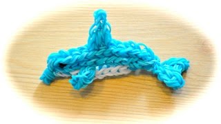 Rainbow Loom Delfin deutsche Anleitung [upl. by Gilberte]