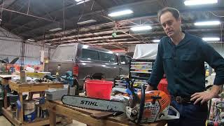 Stihl MS 500i Fuel Injected Chainsaw 1 Year Used Review Australia  How does the MS500i perform [upl. by Tandie493]