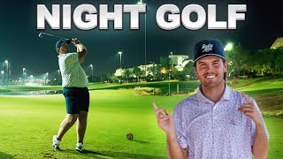 We Played Night Golf In Dubai [upl. by Lyell634]