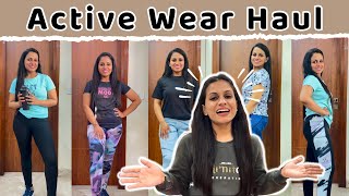 Affordable Active Wear Haul  GYM  YOGAWEAR  TRYON  CultSport Decathlon Clovia  Sakshi Jindal [upl. by Anayhd226]