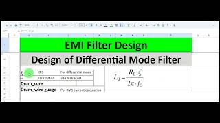 Design of Differential Mode Filter  Calculation  EMIEMC Design [upl. by Yila849]